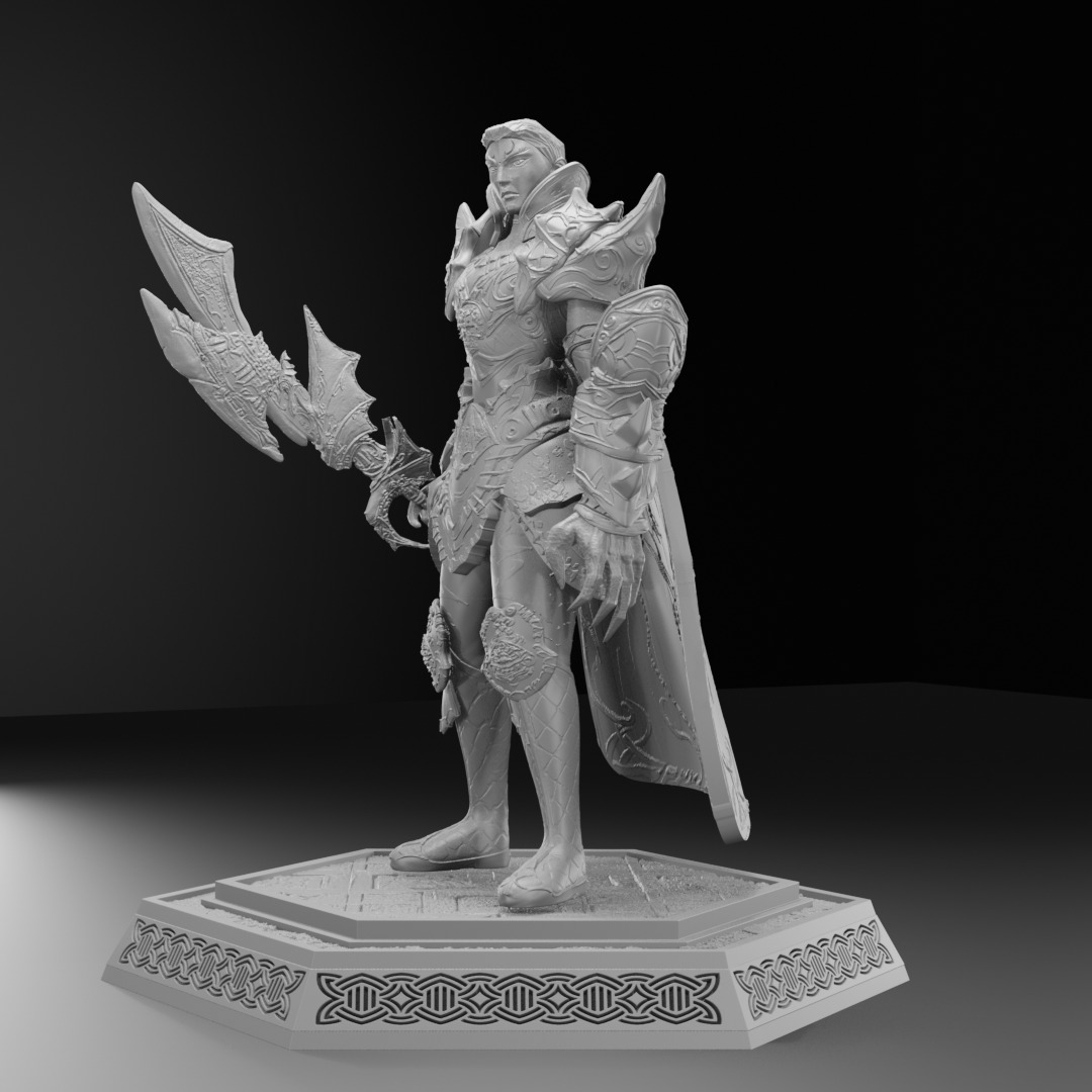Metin2 Sura Gear Fan Art Dragon Tooth Blade Bone Plated Armor 3D print model_19