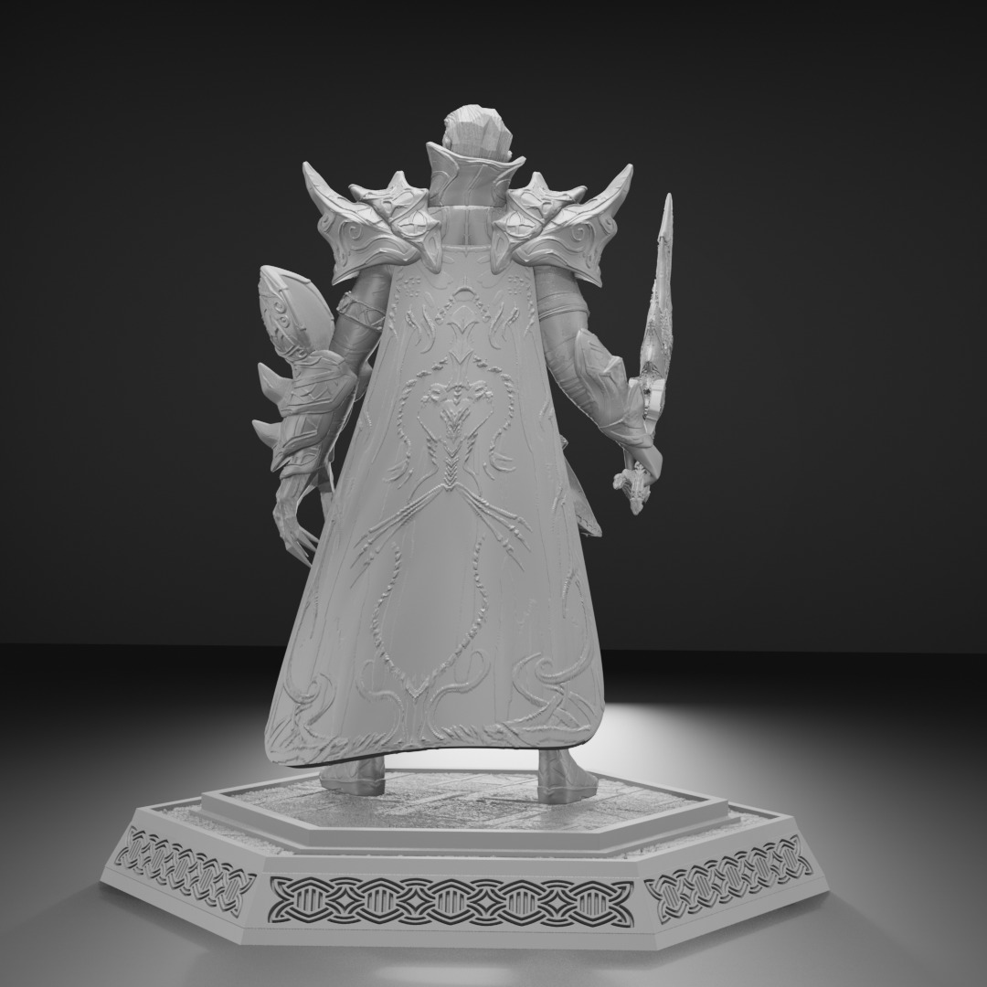 Metin2 Sura Gear Fan Art Dragon Tooth Blade Bone Plated Armor 3D print model_21