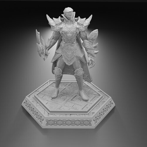 Metin2 Sura Gear Fan Art Dragon Tooth Blade Bone Plated Armor 3D print model