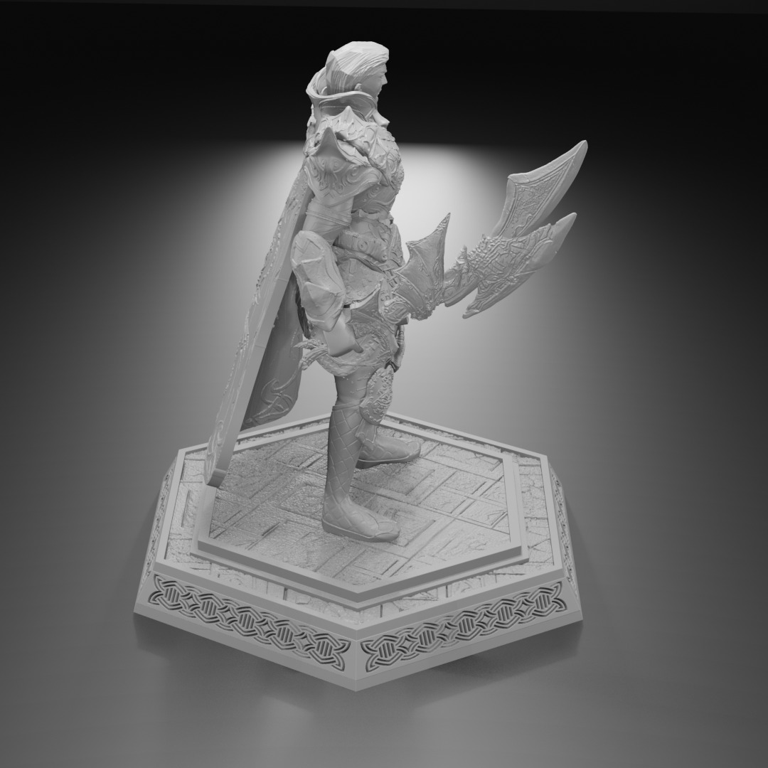 Metin2 Sura Gear Fan Art Dragon Tooth Blade Bone Plated Armor 3D print model_14