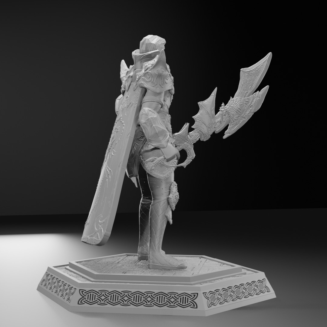 Metin2 Sura Gear Fan Art Dragon Tooth Blade Bone Plated Armor 3D print model_22