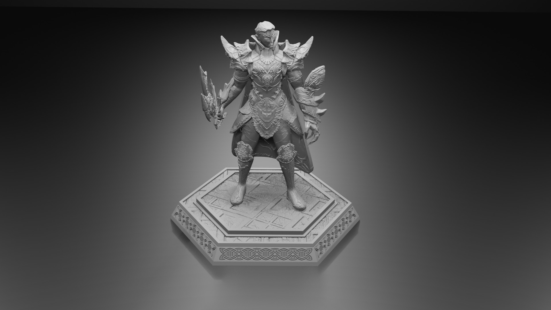 Metin2 Sura Gear Fan Art Dragon Tooth Blade Bone Plated Armor 3D print model_9