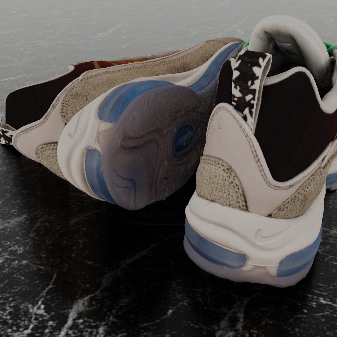 NIKE AIR MAX 98 ON AIR NYC LA MEZCLA 3D SHOES 3D model_9