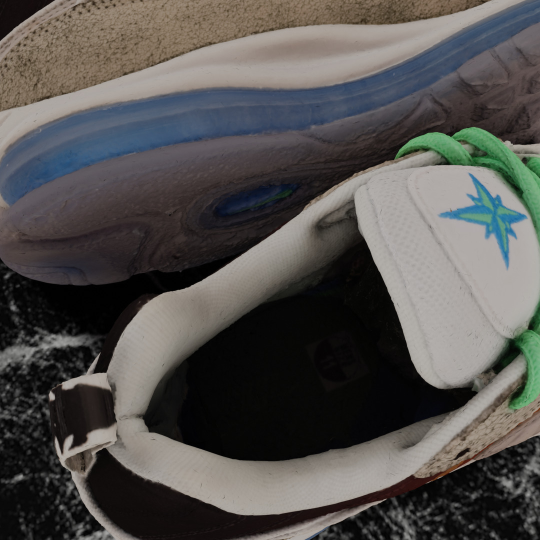 NIKE AIR MAX 98 ON AIR NYC LA MEZCLA 3D SHOES 3D model_13