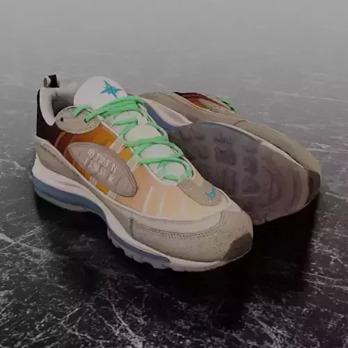 NIKE AIR MAX 98 ON AIR NYC LA MEZCLA 3D SHOES 3D model