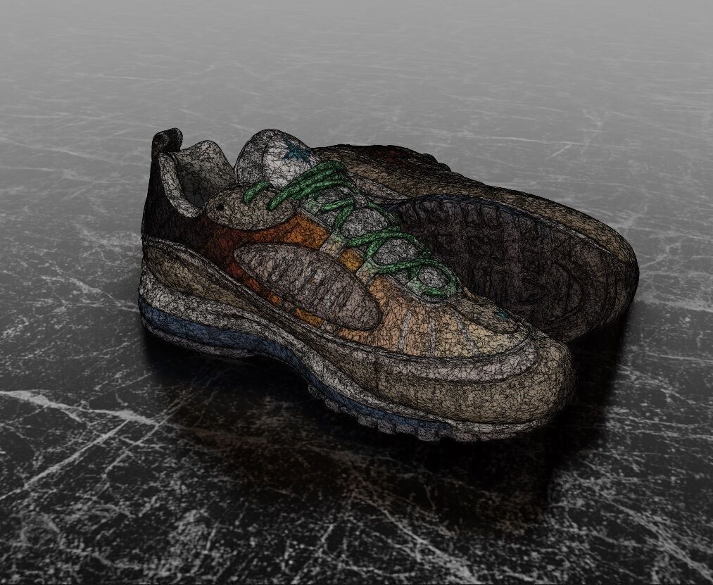 NIKE AIR MAX 98 ON AIR NYC LA MEZCLA 3D SHOES 3D model_15
