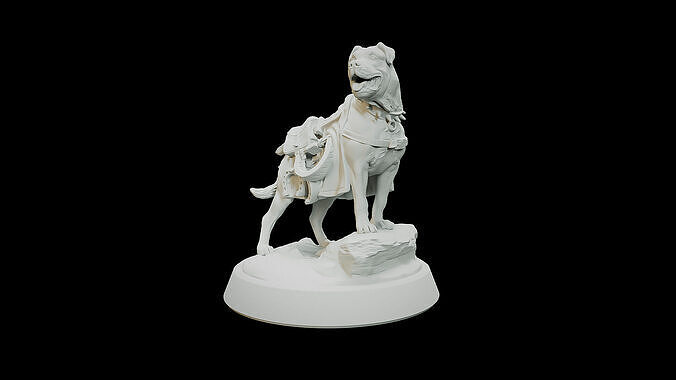 Guard Dog 3D print model