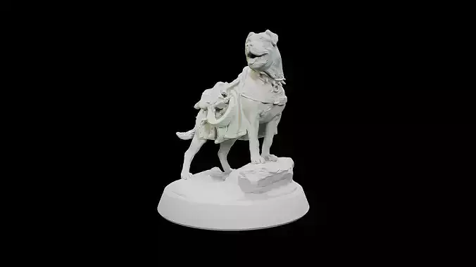 Guard Dog 3D print model
