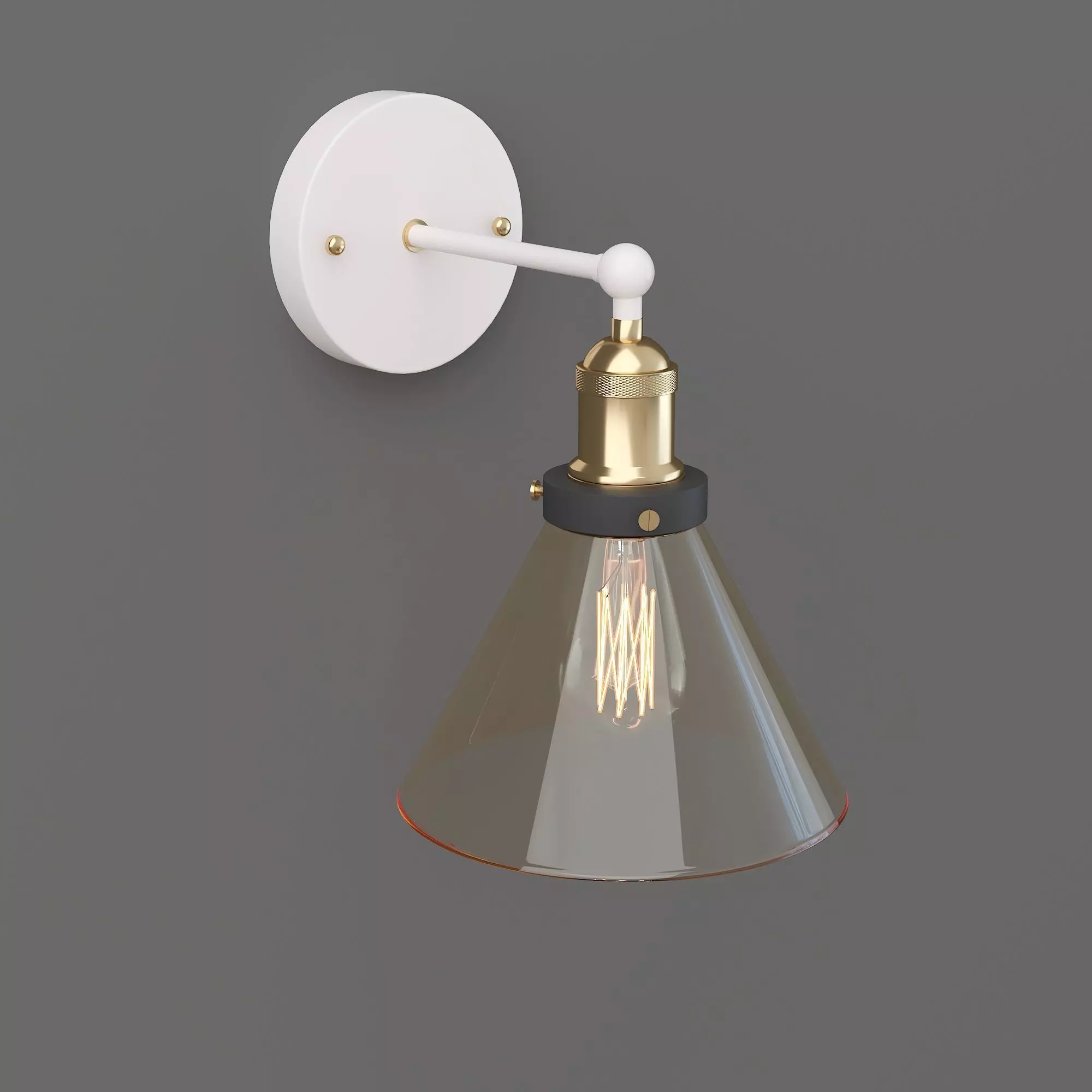 Ronin Wall Light 3D model_0