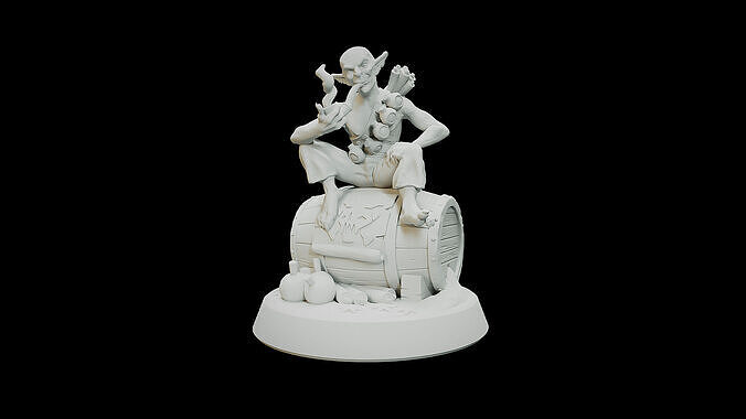 Goblin Grenadier 3D print model