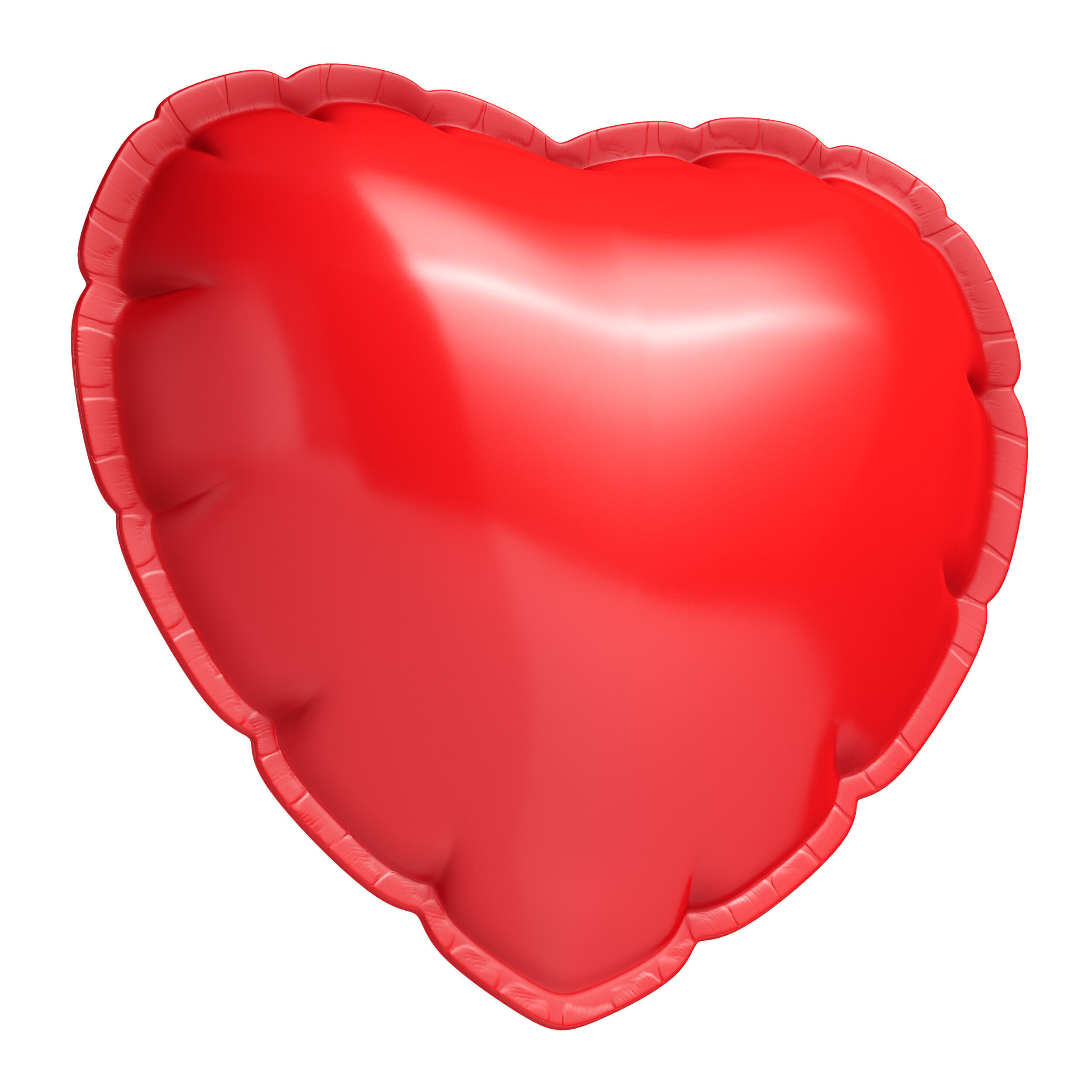 Balloon heart 3D model_19