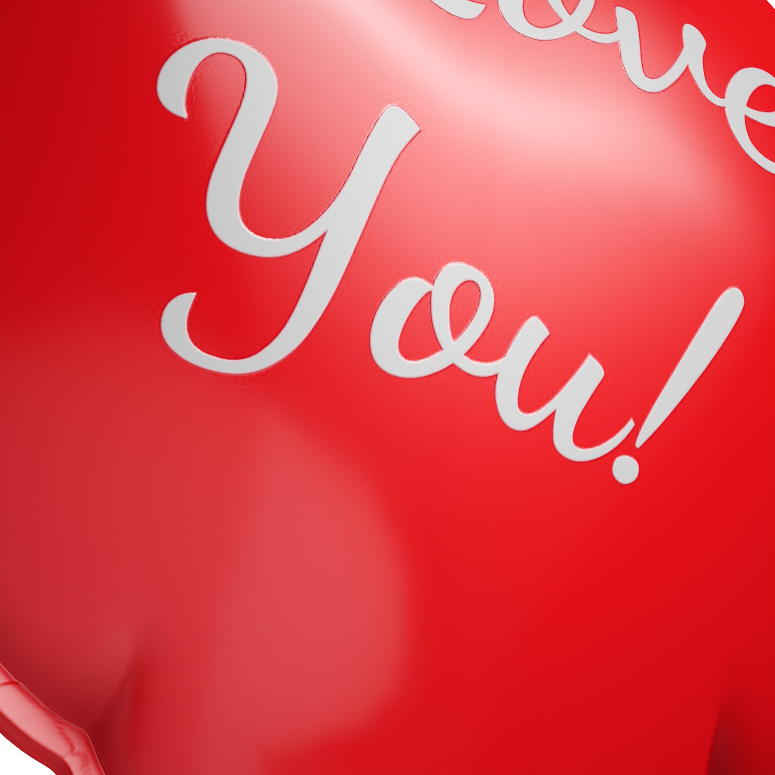 Balloon heart 3D model_11