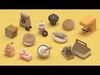 Stylized Breakfast Props Pack - 16 Low-Poly PBR Game Assets Low-poly 3D model_1