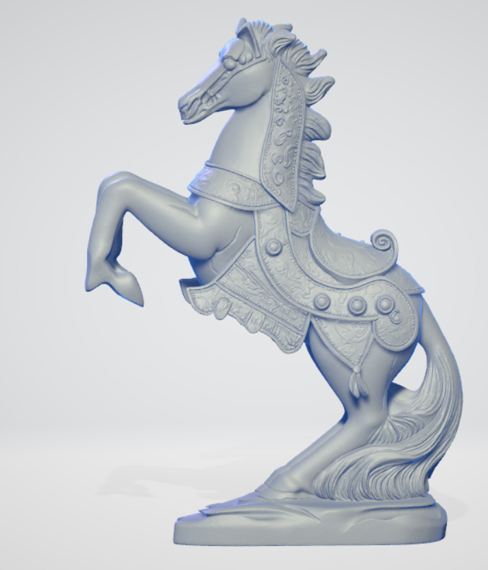 Horse Statue - Scan 3D model_1