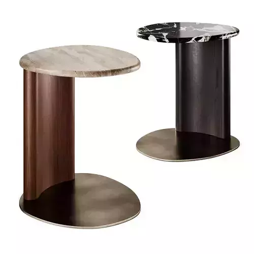 Drop Marble side table by Naturedesign
