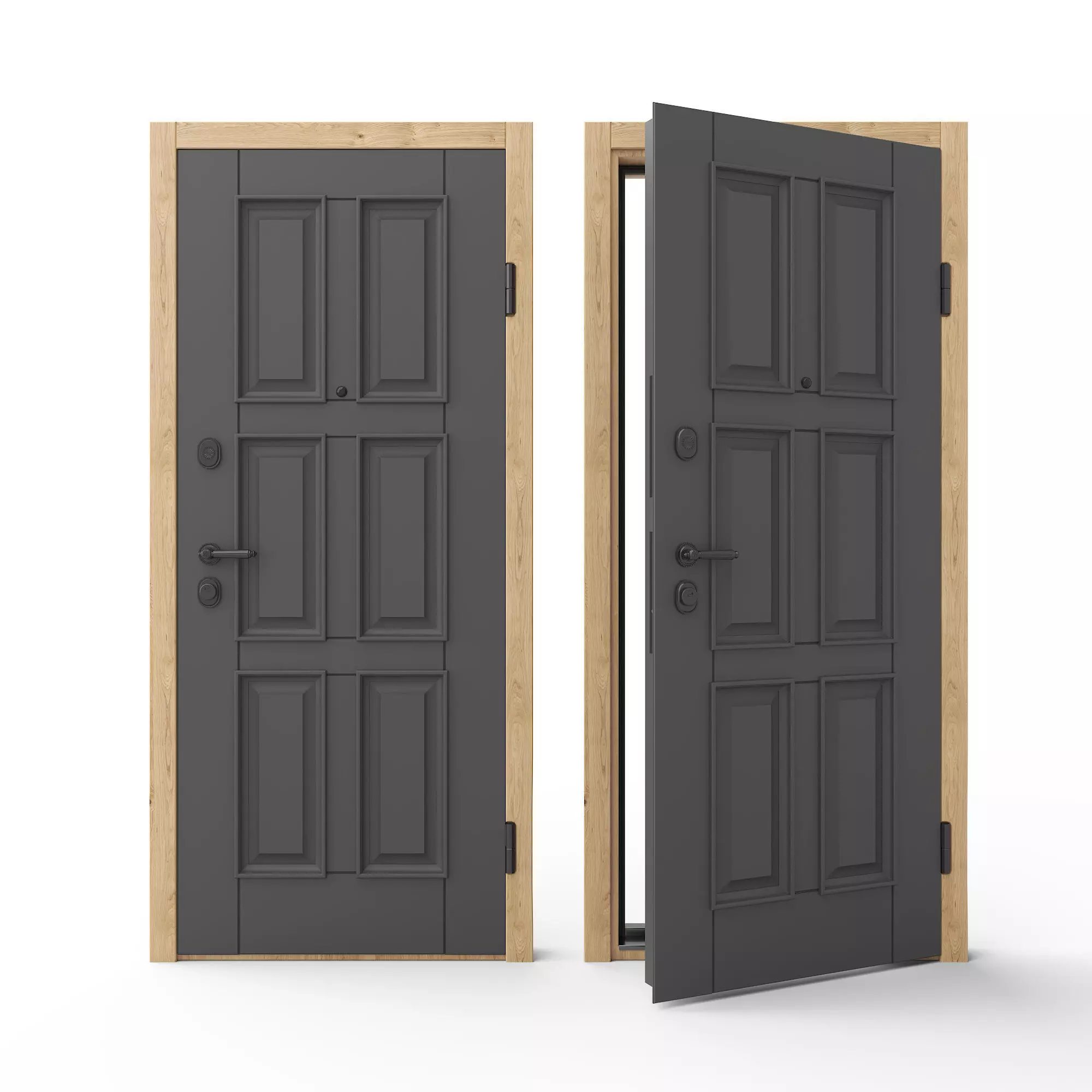 Qary Door 3D model_0