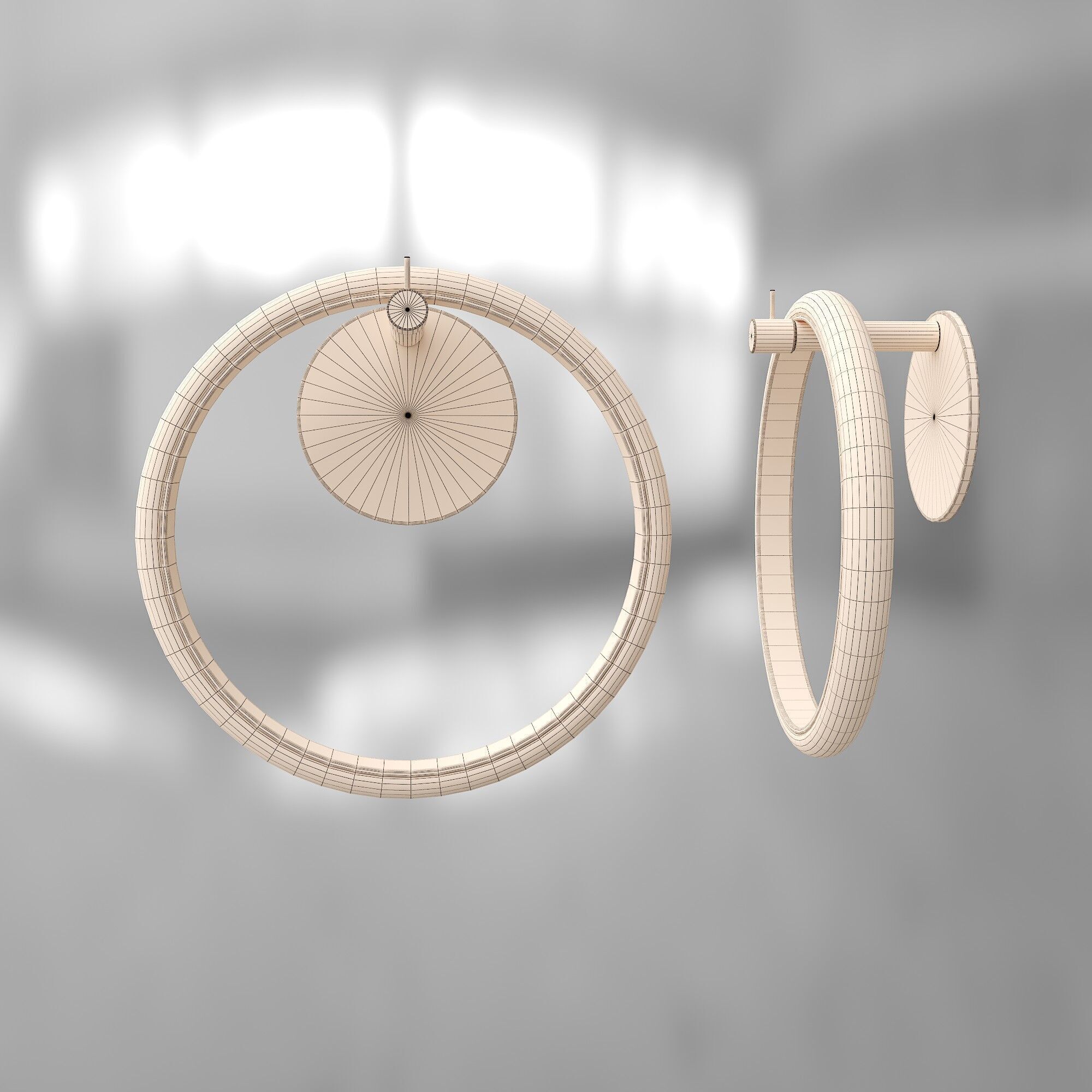 Perinora Wall Light 3D model_1