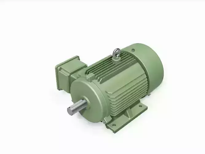 100L B3 Left IEC electric motor - 3D CAD model