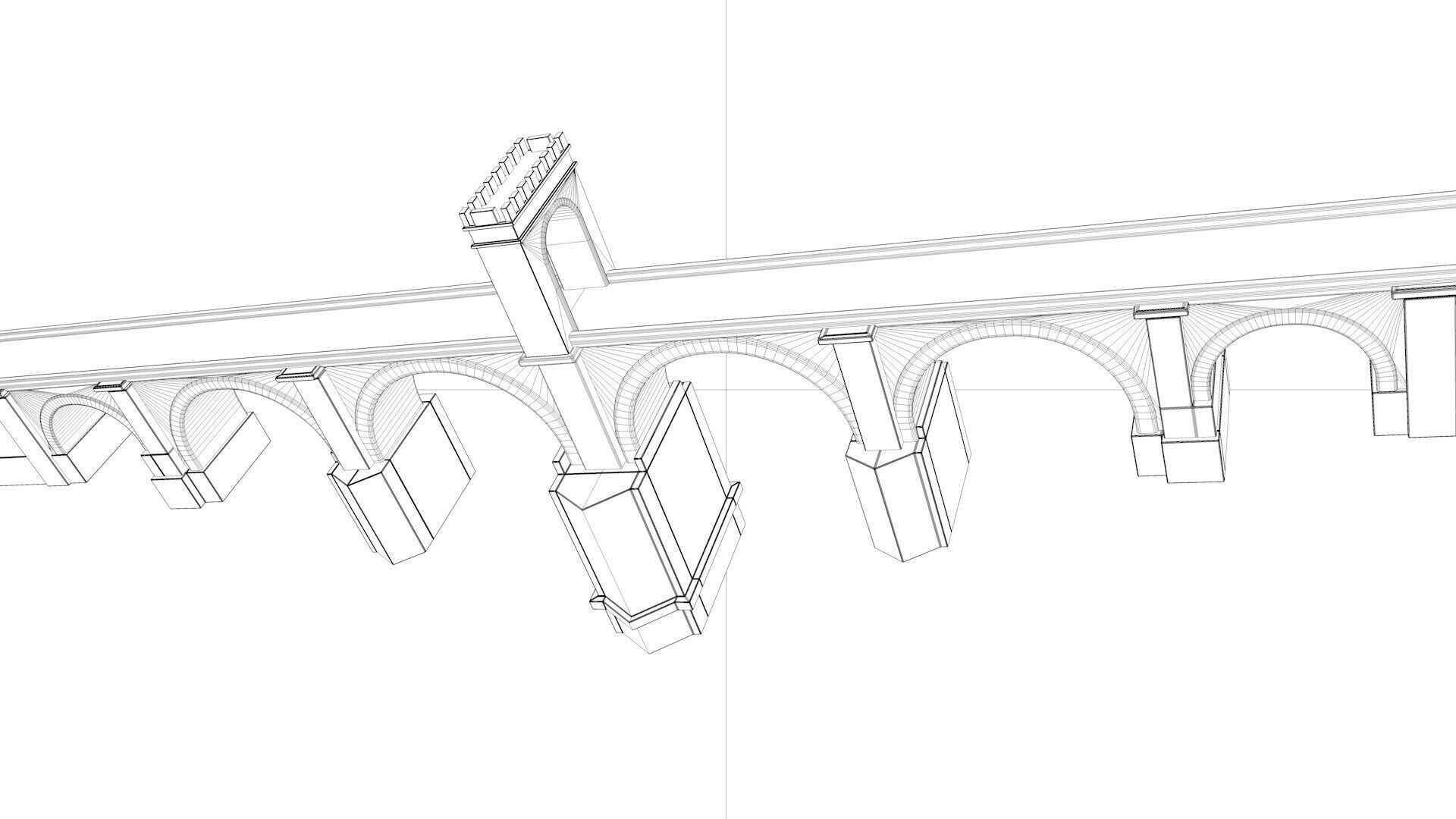 PUENTE DE ALCANTARA BRIDGE 3D model_6