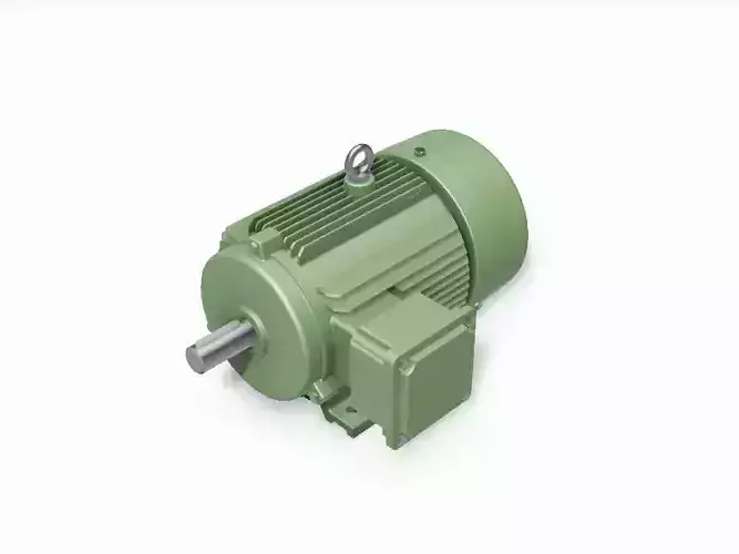 100L B3 Right IEC electric motor - 3D CAD model