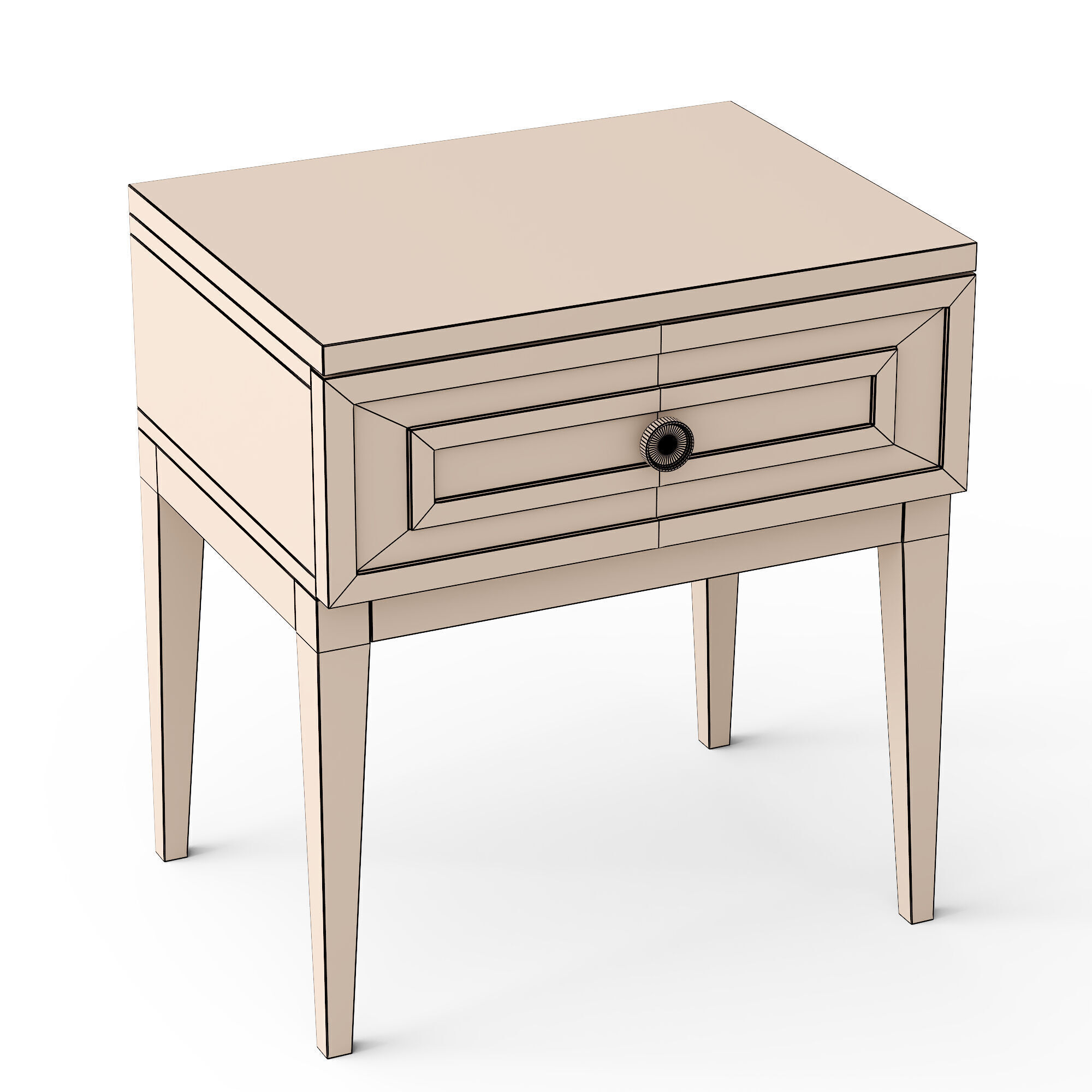 Neacy Bedside Table 3D model_2