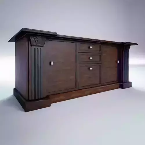 Kitchen Office Table 3D model