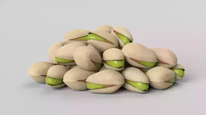 Pistachio Nuts 3D model