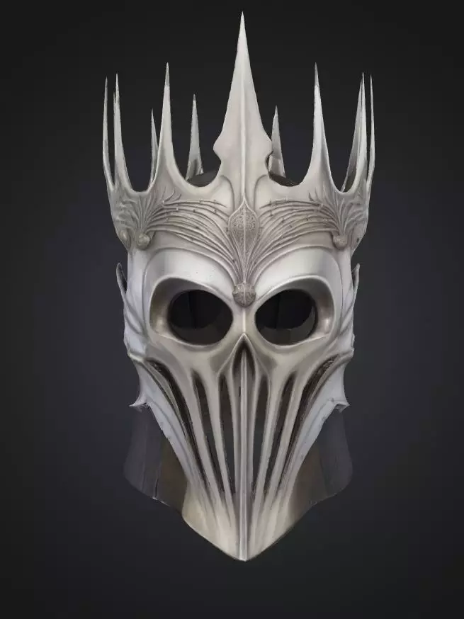 Dark Sruhan Prom Face Mask -King Ring Prom Patter Mask 3D print model_0