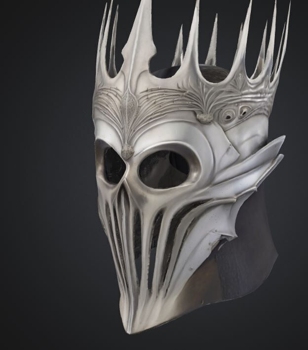 Dark Sruhan Prom Face Mask -King Ring Prom Patter Mask 3D print model_39