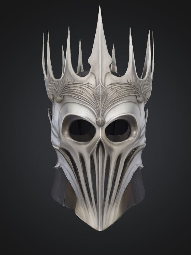 Dark Sruhan Prom Face Mask -King Ring Prom Patter Mask 3D print model_53