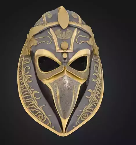 Egypt Eagle Prom Face Mask - Animal Mitholoji Prom Patter Mask 3D print model