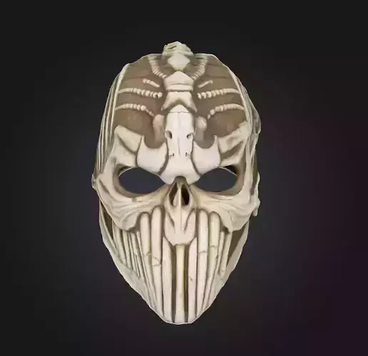Mortal Kombat Scorpion Full Face Mask - Scorpion Mask 3D print model