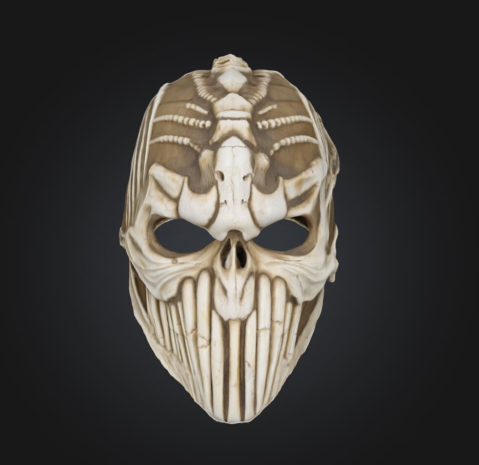 Mortal Kombat Scorpion Full Face Mask - Scorpion Mask 3D print model_27