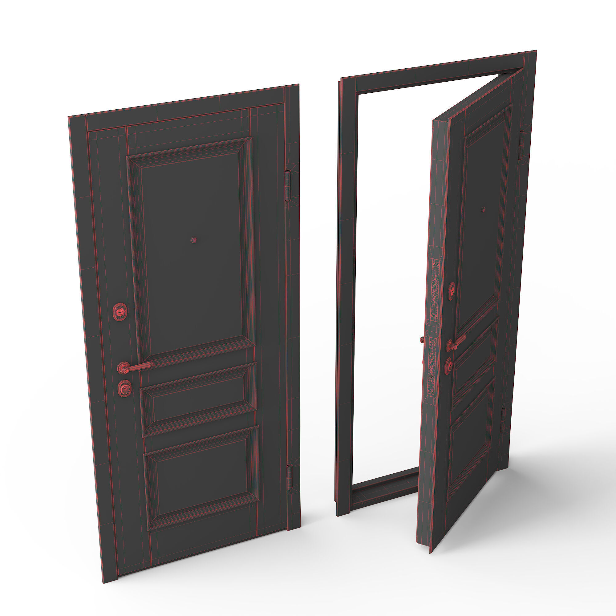 Maizu Door 3D model_2