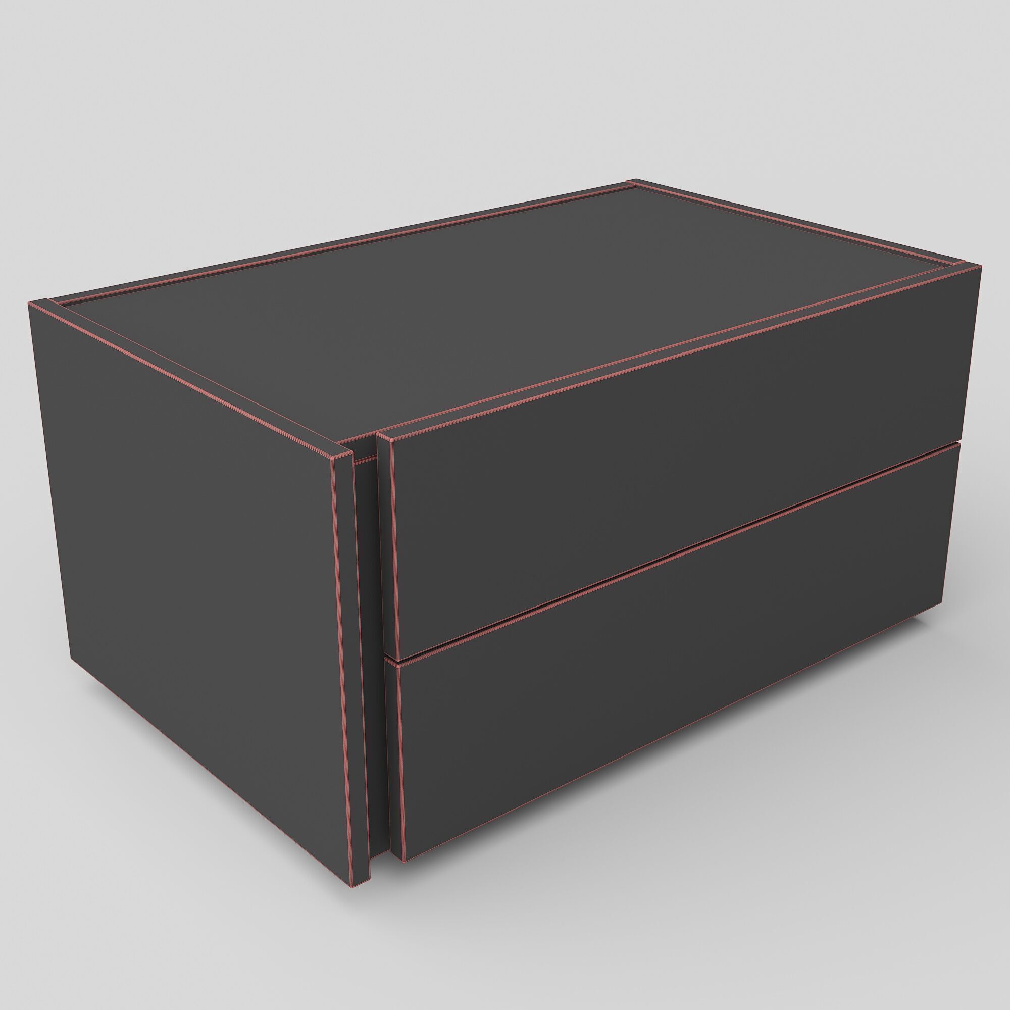 London Bed Side Table 3D model_2