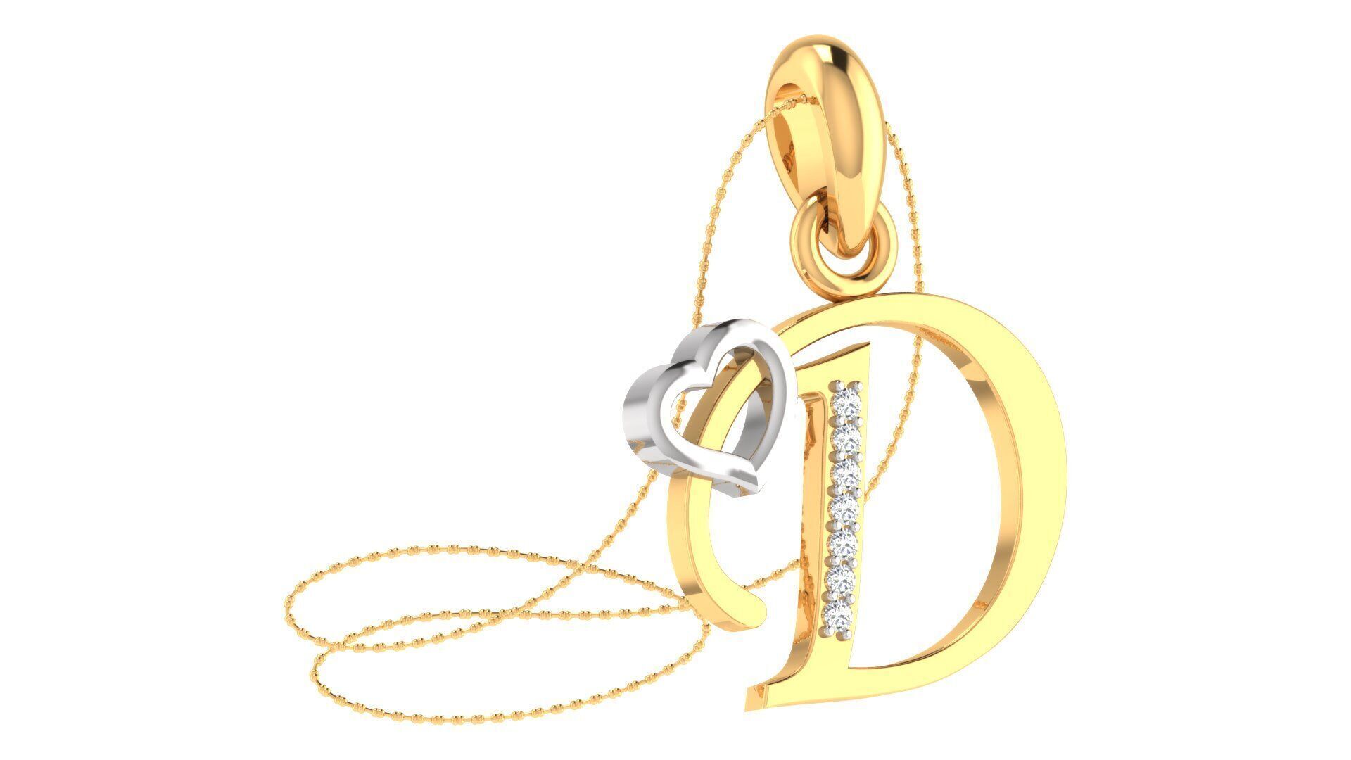 pendant ring earing bracelet mixed bulk package 3D print model_38