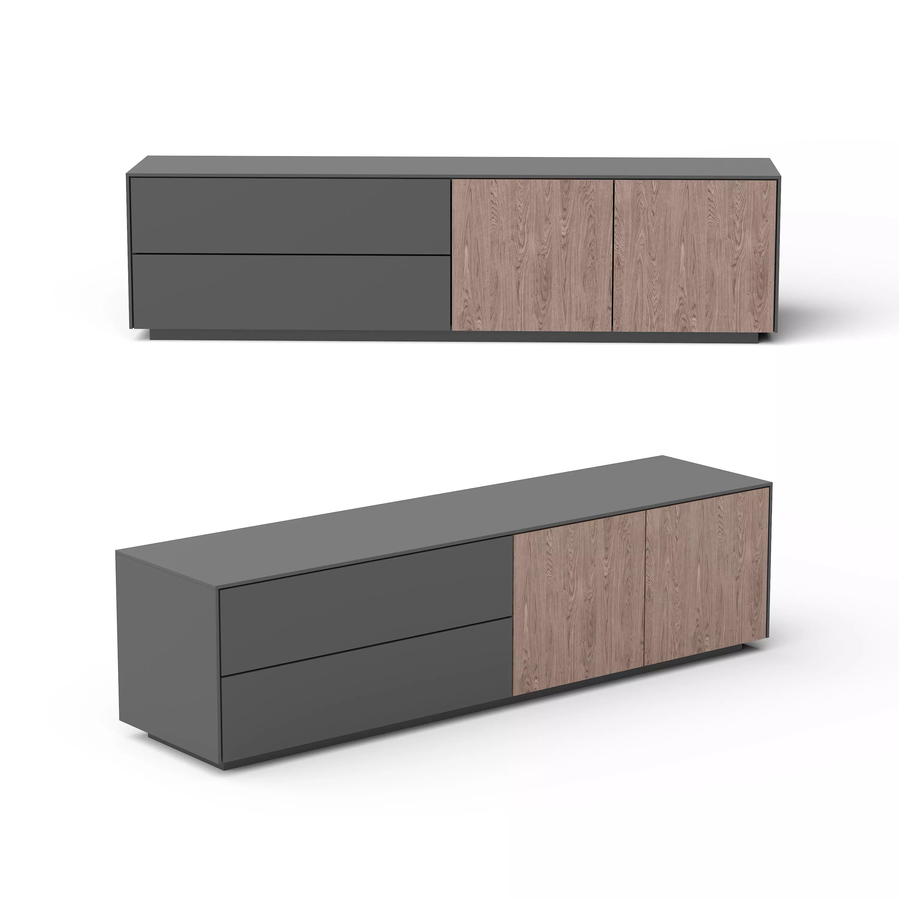 Lamman Tv Unit 3D model_0