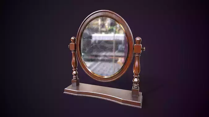 Vintage Desk Mirror