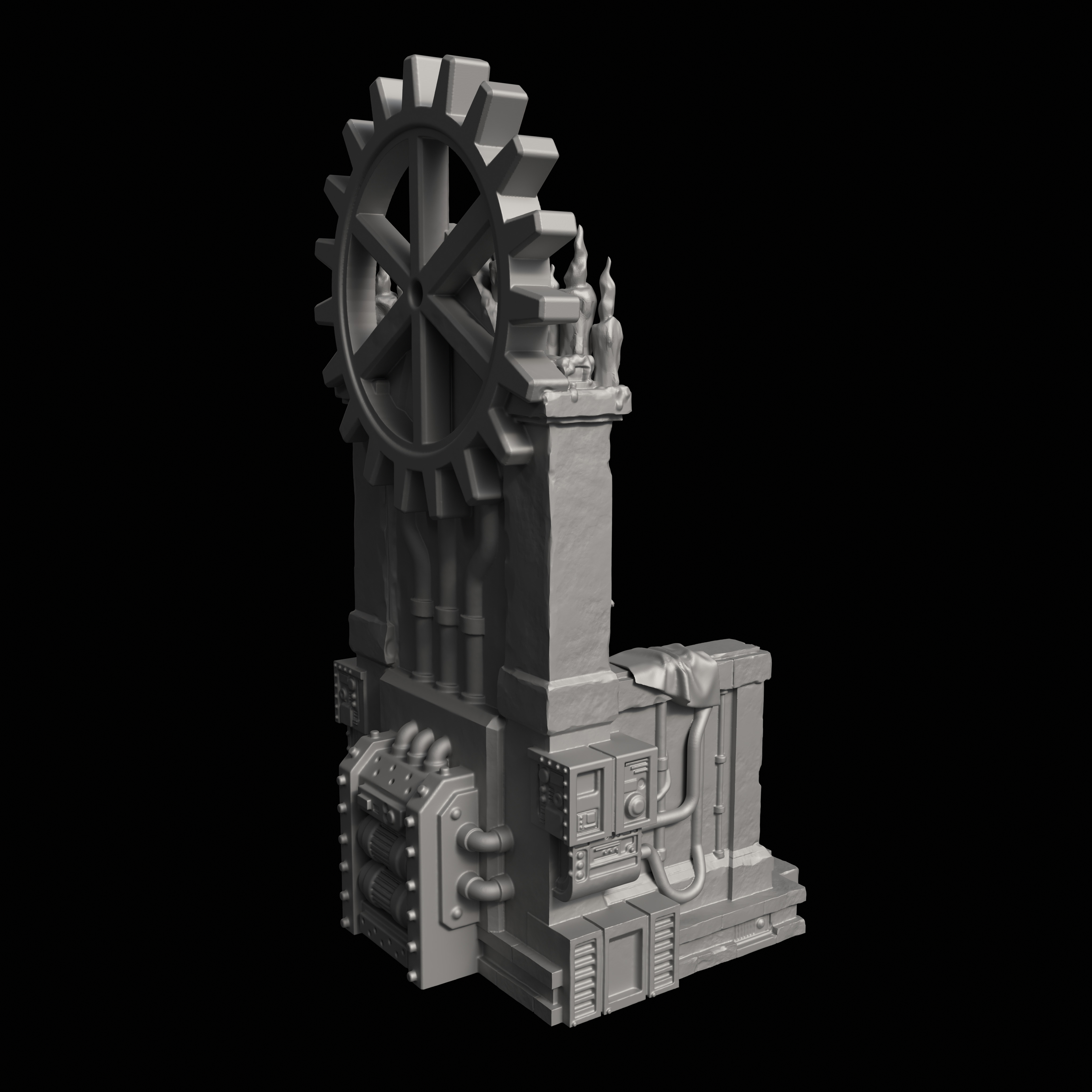 Imperial Throne 3D Printable Miniature 3D print model_5