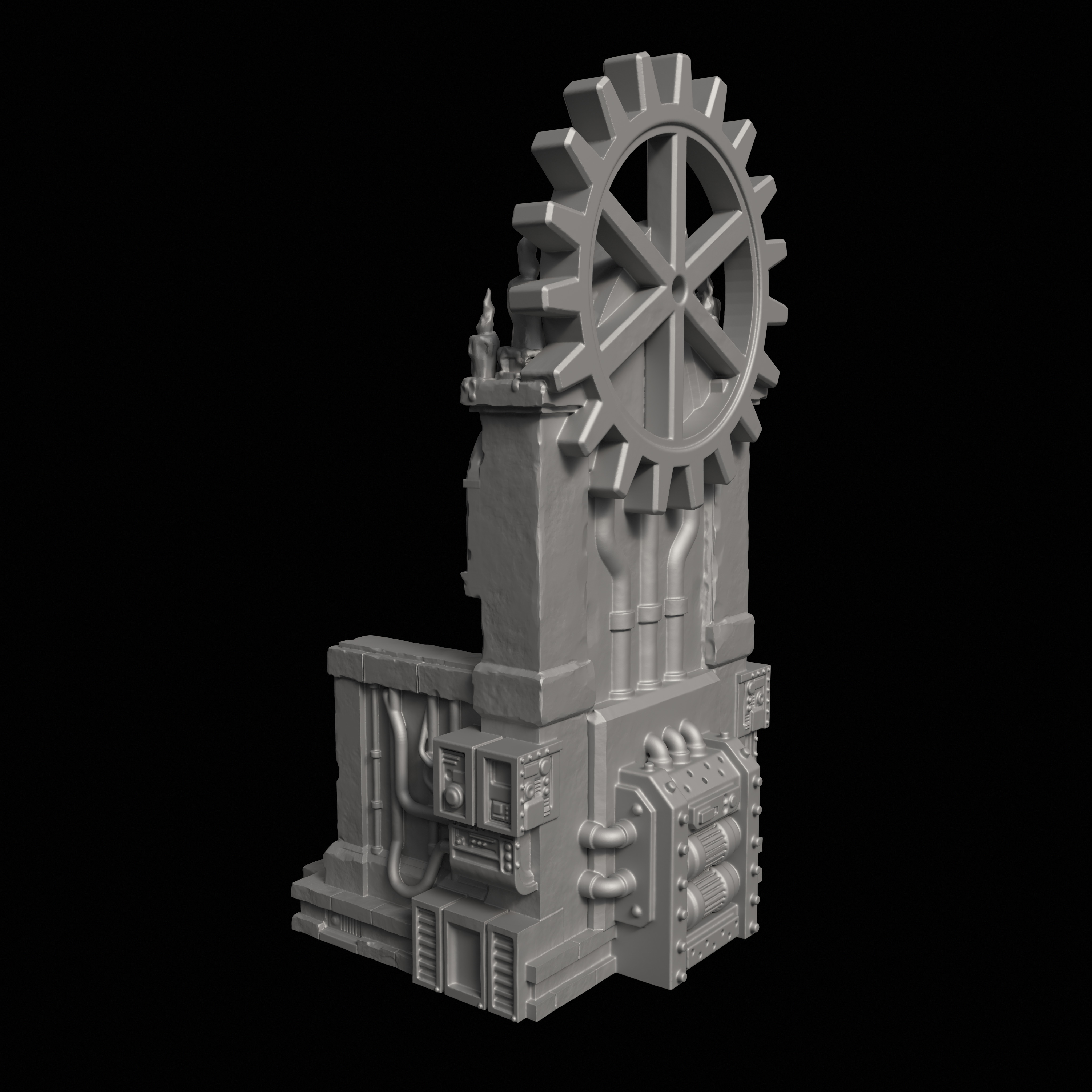 Imperial Throne 3D Printable Miniature 3D print model_3