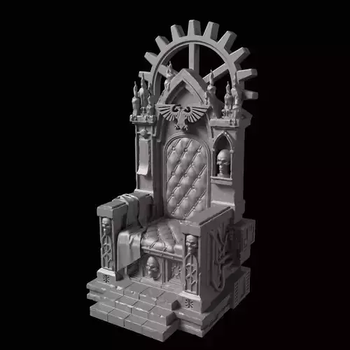 Imperial Throne 3D Printable Miniature