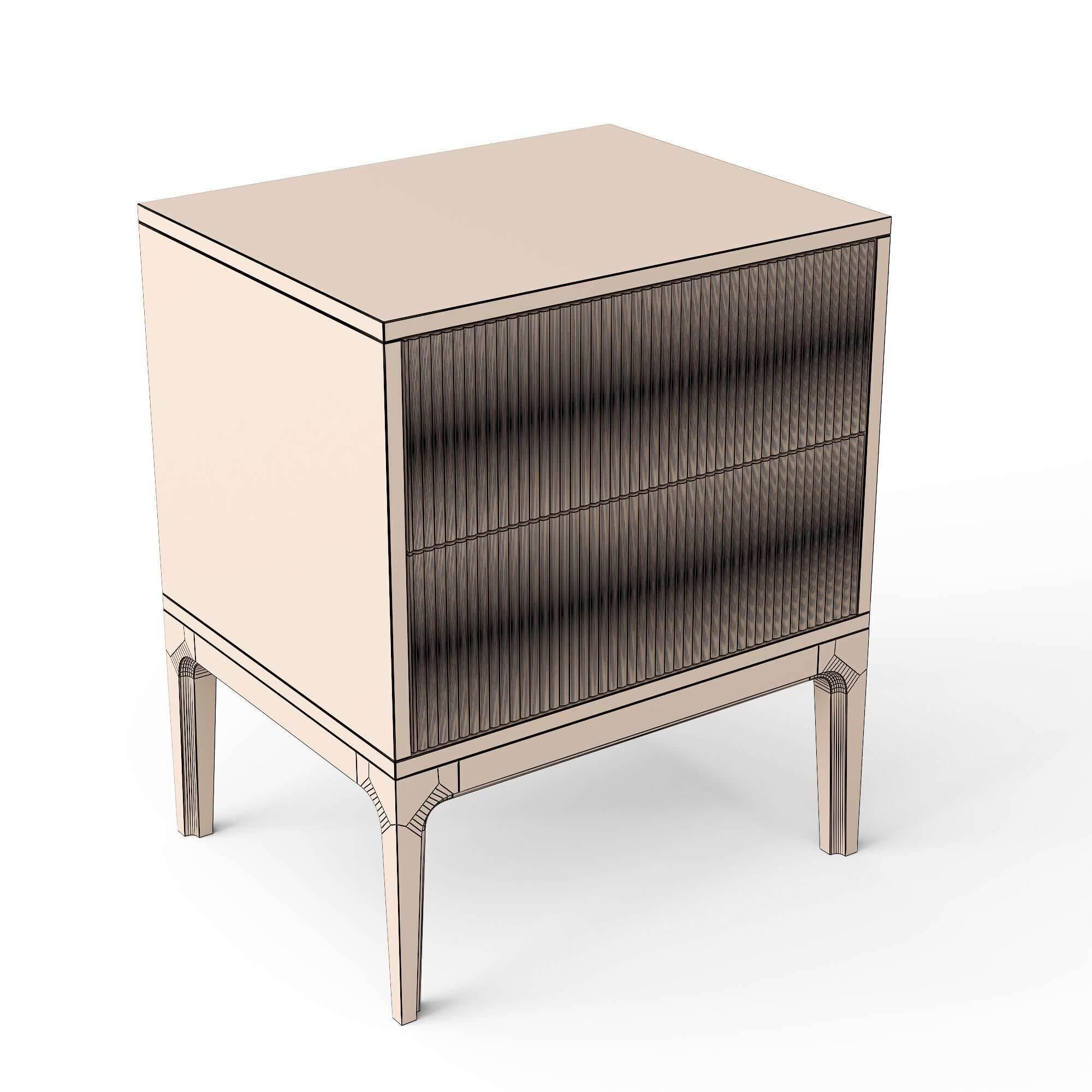 Jaxton Bedside Table 3D model_2