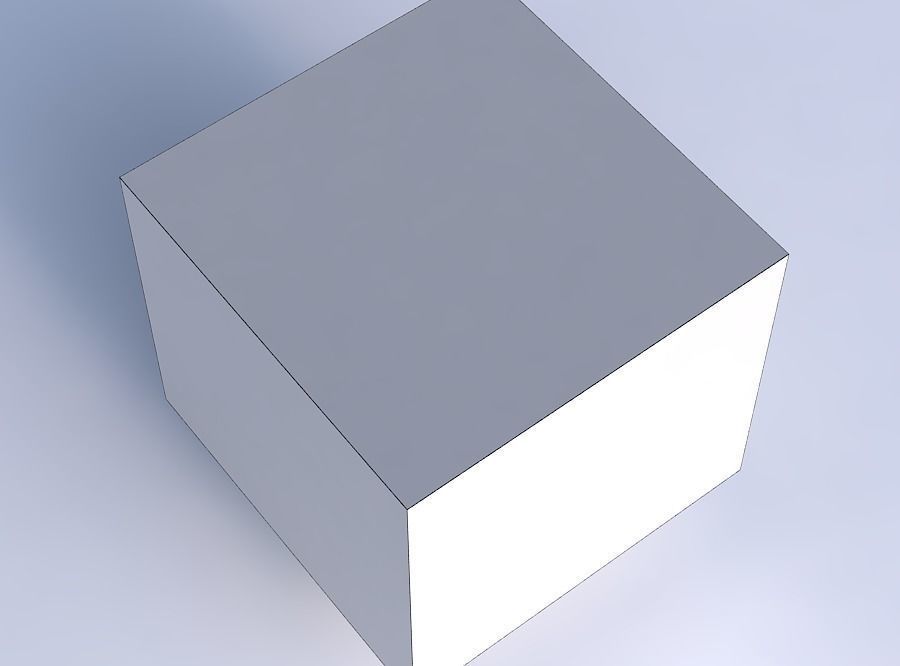 tst road on cube Low-poly 3D model_5