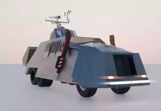 The Tiv 2 2009 Low-poly 3D model