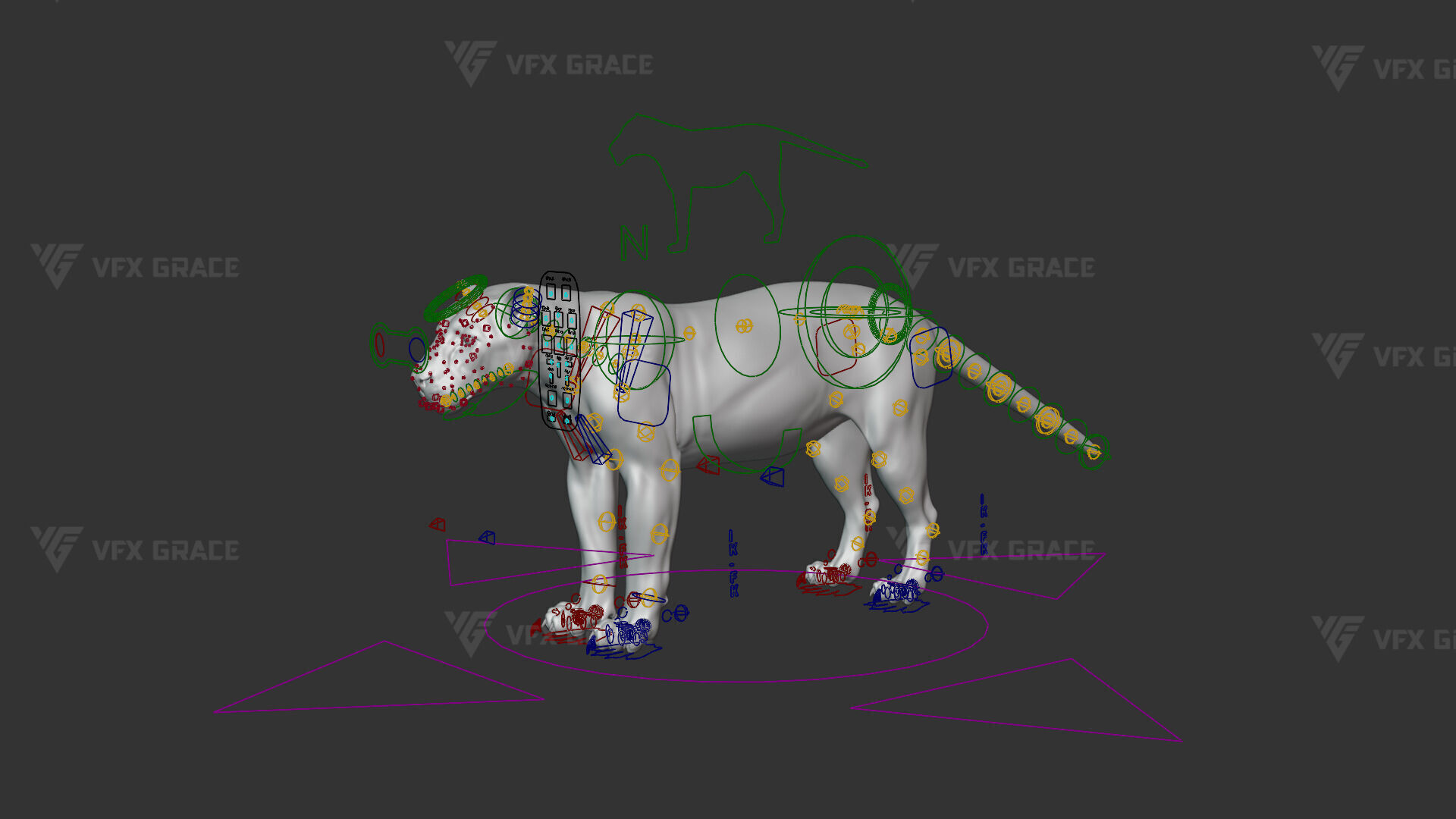 Black Jaguar 3D Blender 3D model_15