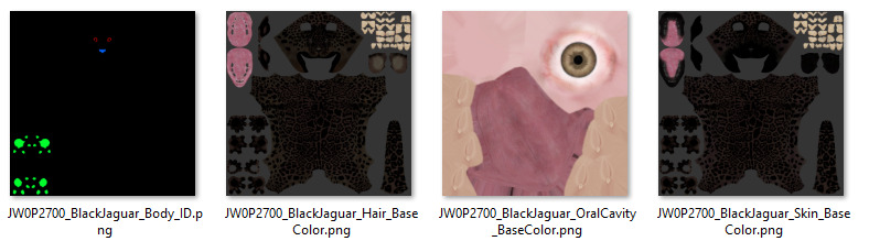 Black Jaguar 3D Blender 3D model_21