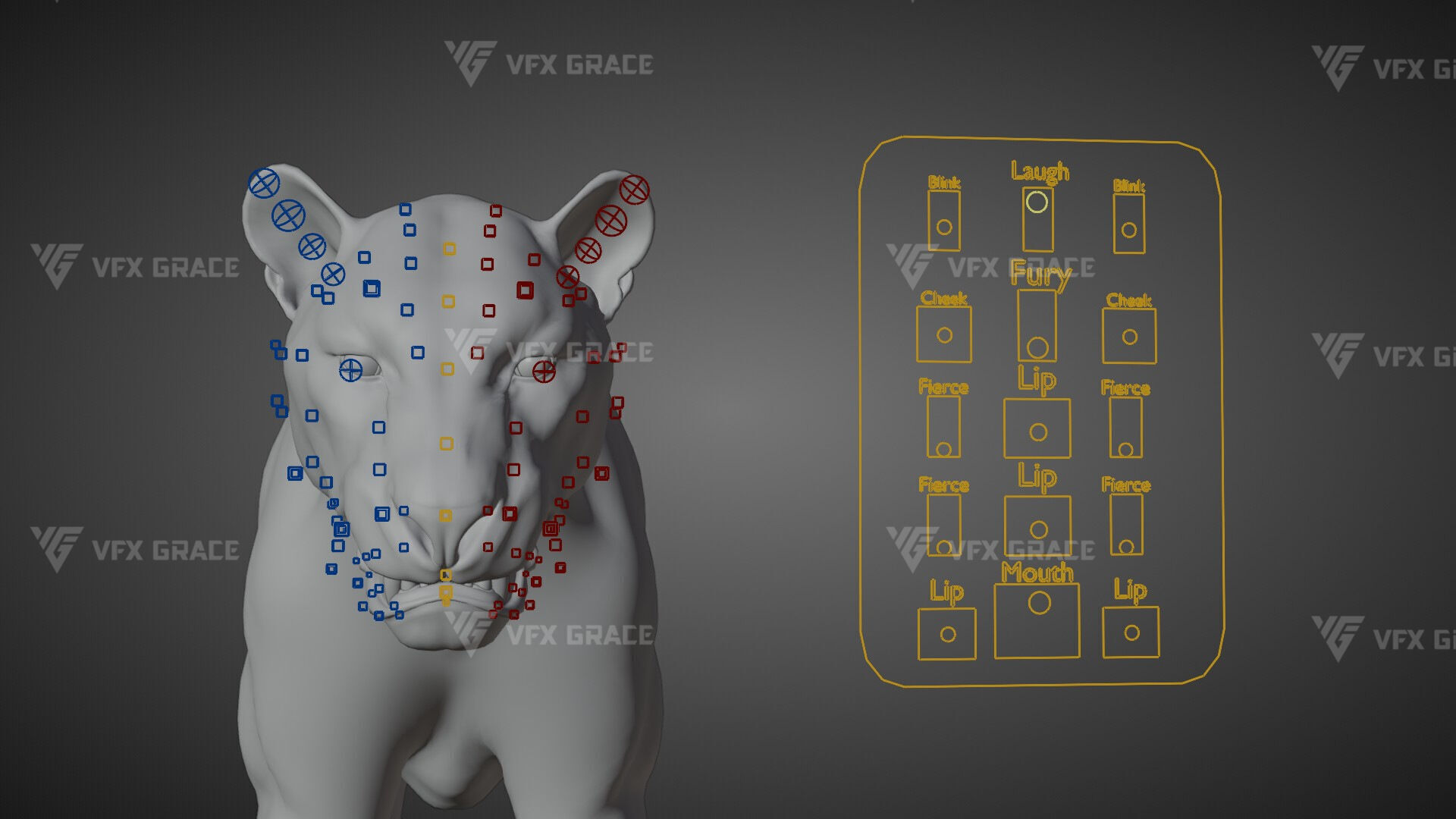 Bengal Tiger Animation - Blender 3D Model 3D model_21