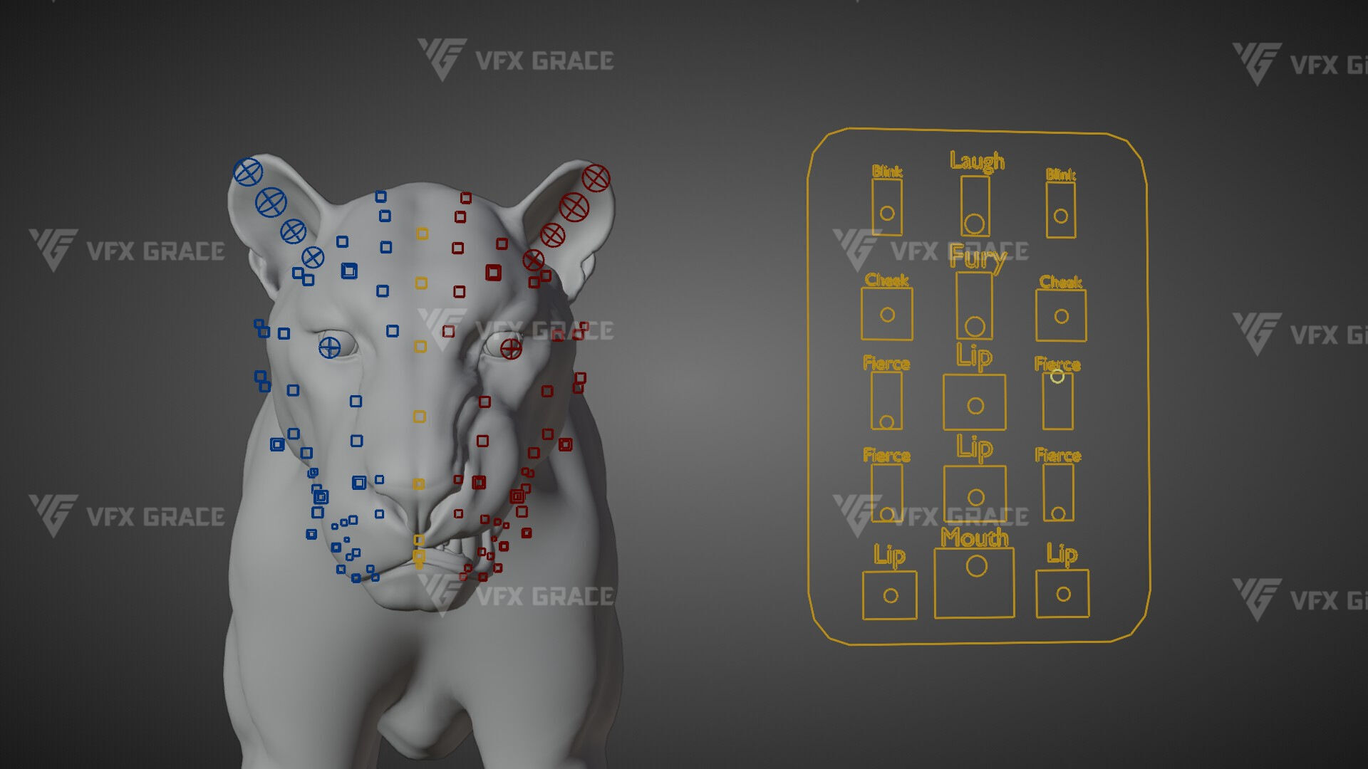 Bengal Tiger Animation - Blender 3D Model 3D model_22