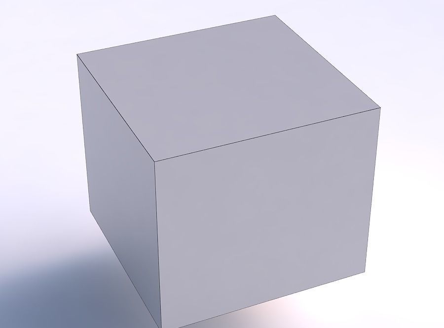 tst road on cube 3D model_4