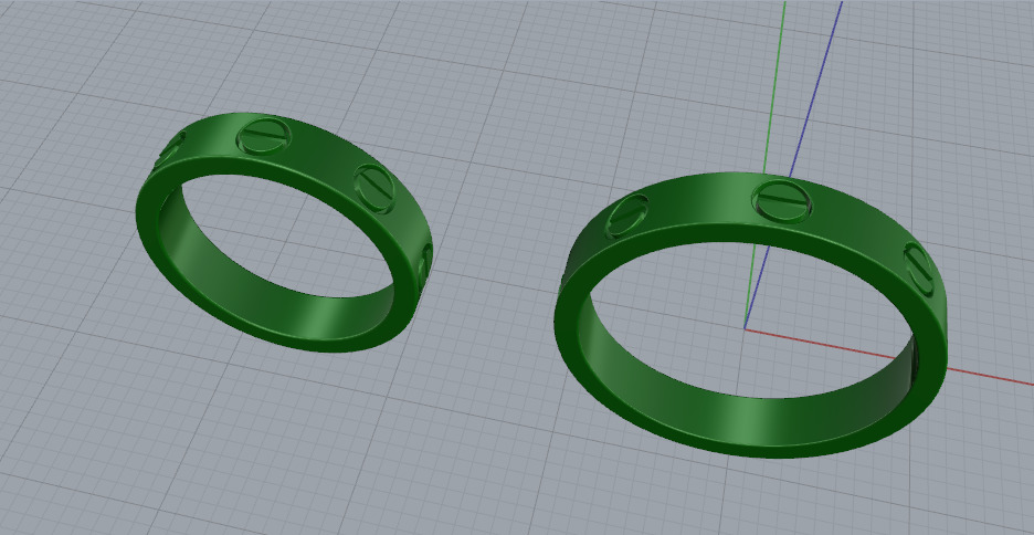 Rings Model 7662 3D print model_2
